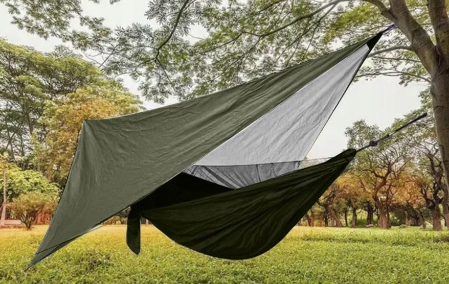 Туристичний гамак з москітною сіткою та тентом Trizand 280×140 см| 25364, фото 1