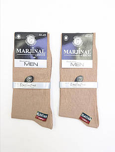 Чоловічі демісезонні шкарпетки Marjinal однотонні бавовна високі розмір 40-45 6 пар/уп
