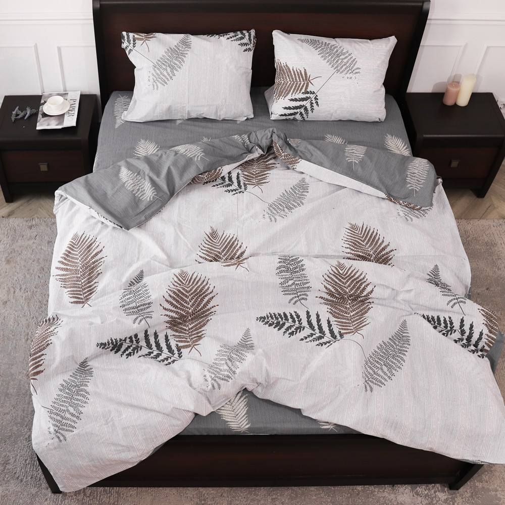 Євро максі набір постільної білизни 200*220 з Бязі "Gold" №153309АВ Черешенька™