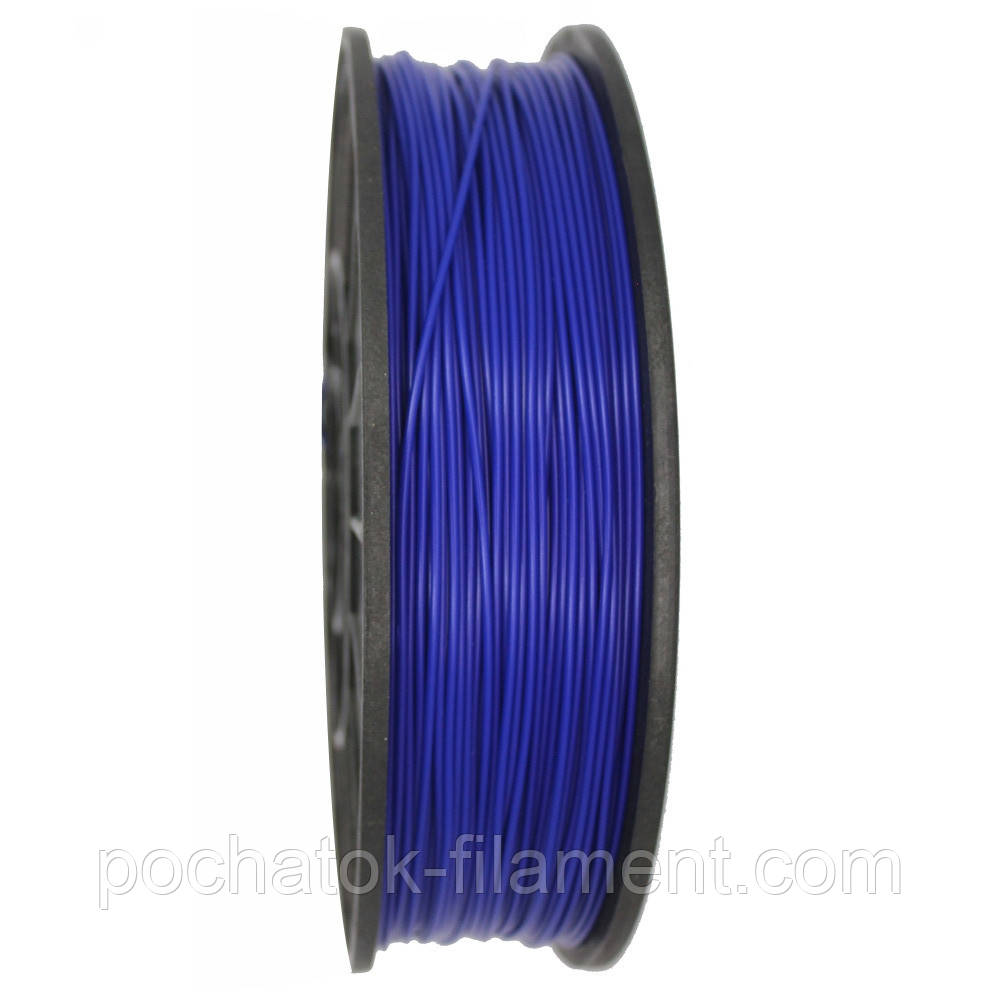 PLA філамент нитка пластик для 3D друку Pochatok Filament 1,75 мм Сигнально-синій металік, фото 1
