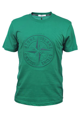 Футболка чоловіча Stone Island 25-ST503 зелена, фото 1