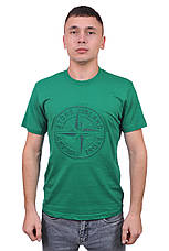 Футболка чоловіча Stone Island 25-ST503 зелена, фото 3