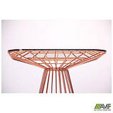 Стіл Tern, rose gold, glass top, фото 4