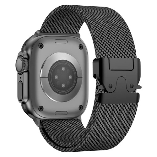 Milanese Loop New ремінець для Apple Watch 49 / 46 / 45 / 44 mm black