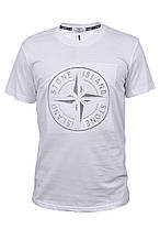 Футболка чоловіча Stone Island 25-ST503 біла
