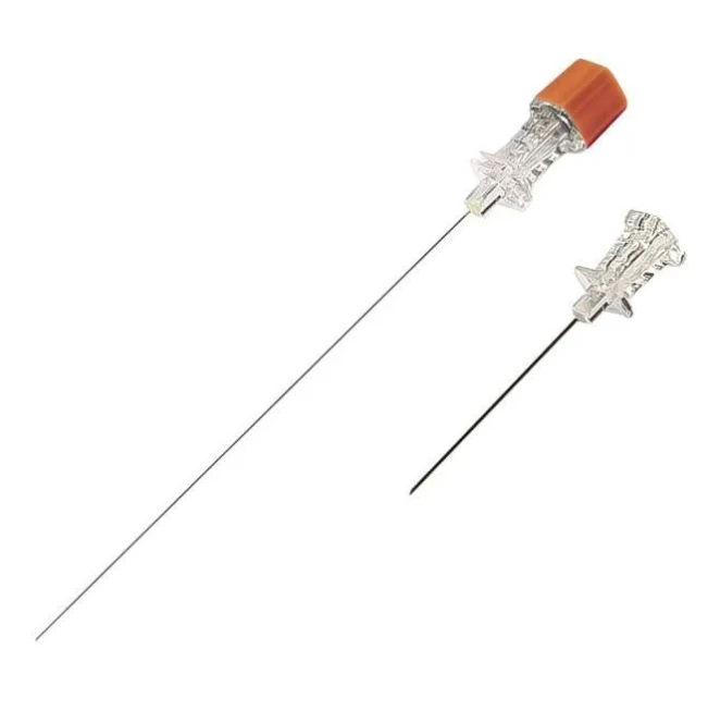 Голка спінальна (тип Квінке) 25G (0,5мм x 75мм) Medicare, 1 шт.