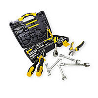 Набір 1/4",3/8" 65 шт, 4-24 мм з тріщ., подовжує., отв.-вороток інструменту