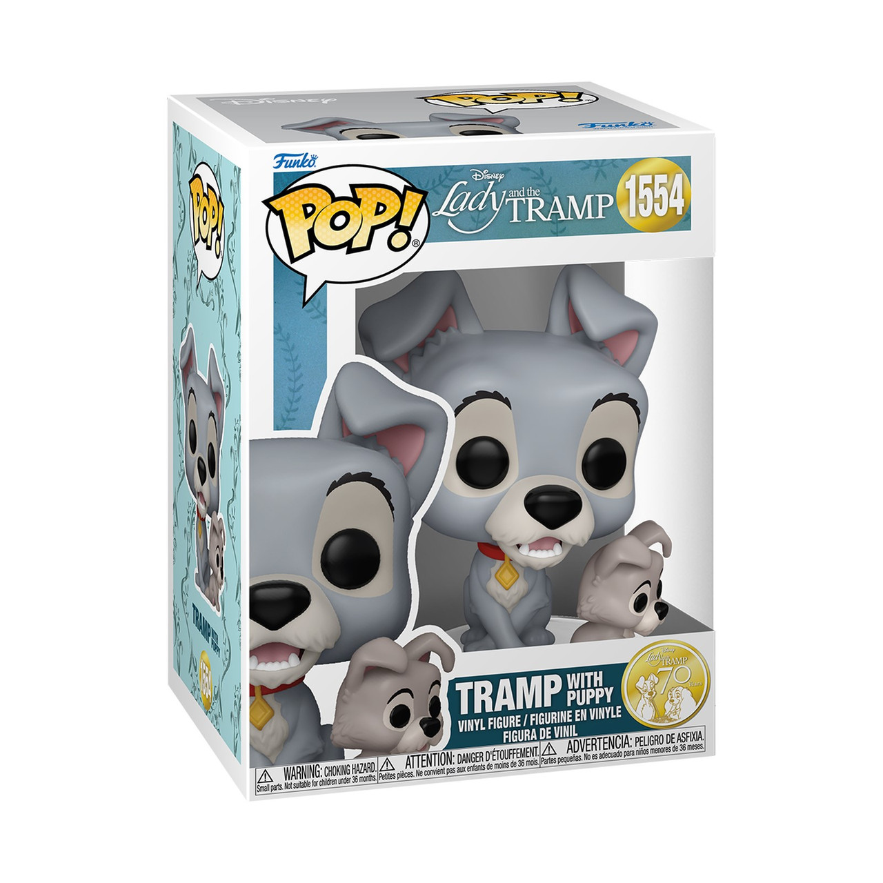 Фігурка Funko POP Disney: Lady and the Tramp - Tramp W/Puppy