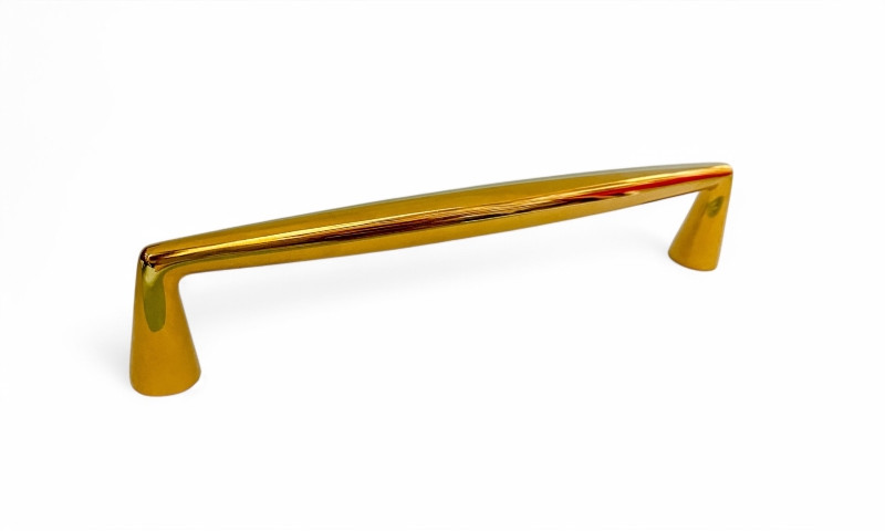 Ручка-скоба Aurum Elegance сучасна класика OL-1091-128 GOLD блискуче золото 128мм