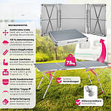 Складаний кемпінговий стіл Jumbo 180×70×70,5 см, фото 10