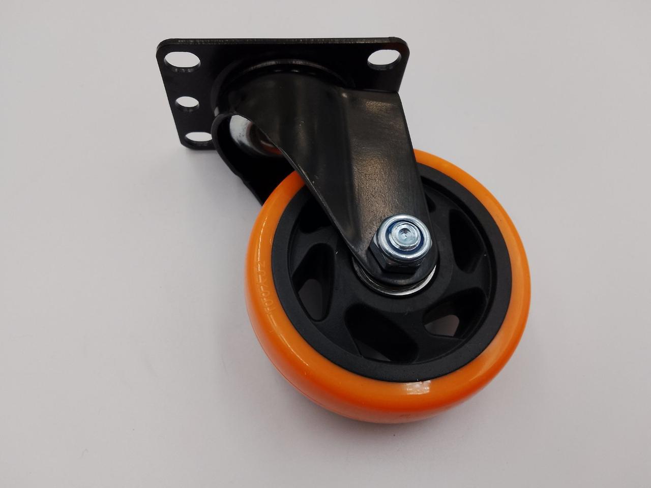 Колесо меблеве 100 мм поворотне (100 кг)