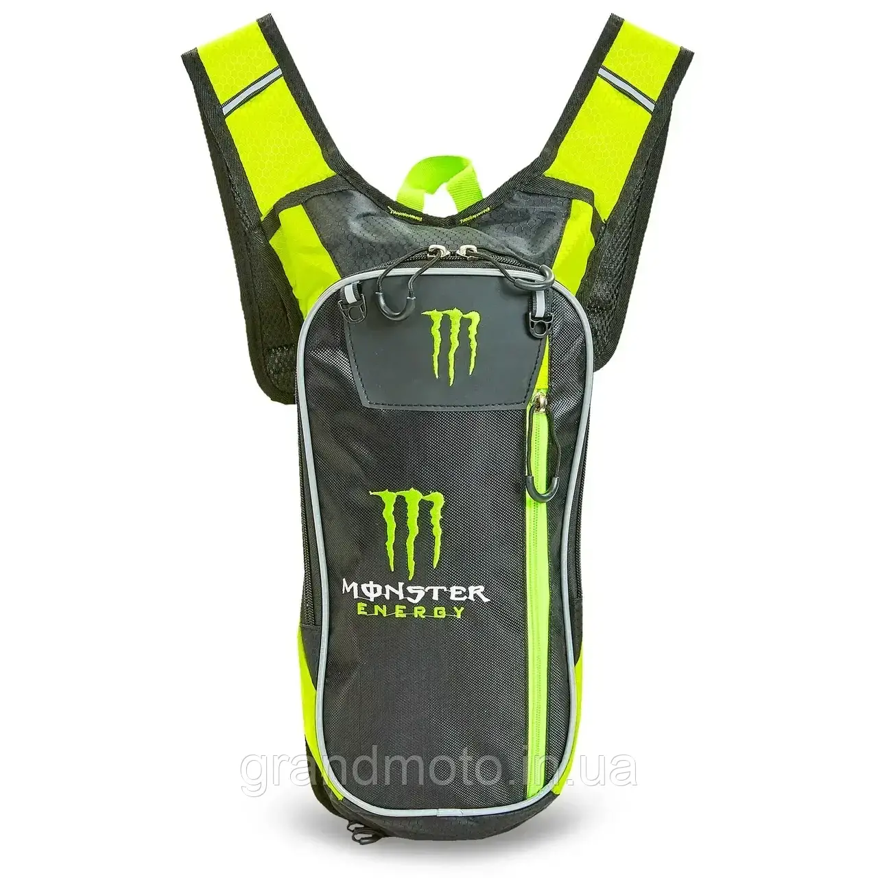 Моторюкзак/велорюкзак з гідратором 2 літри Monster Energy із сіткою для шолома