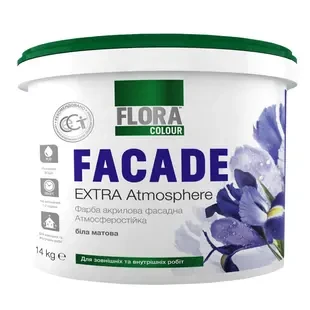 Фарба фасадна акрилова FLORA Сolour FACADE Extra Atmosphere