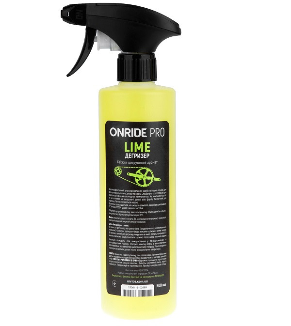 Очисник Дегризер OnRide PRO Lime з тригером 1000мл Art 6102671