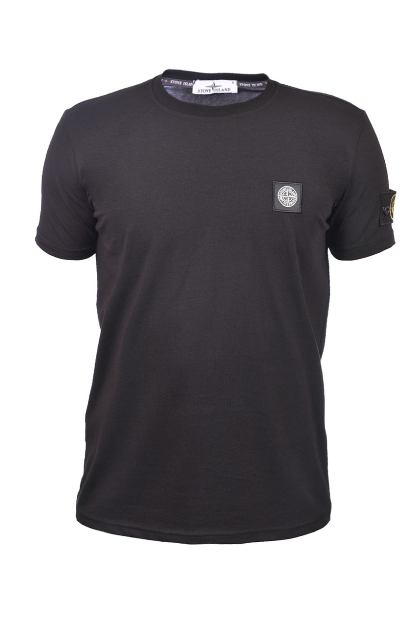 Футболка чоловіча Stone Island 25-25Y-09715 чорна