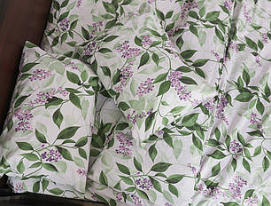 Євро максі набір постільної білизни 200*220 з Бязі "Gold" №153310 весняний принт Черешенька™, фото 2