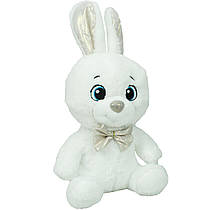 М'яка іграшка білий Зайчик, 26 см