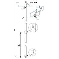 Комплект модульного стрижневого заземлення (без муфтовий)