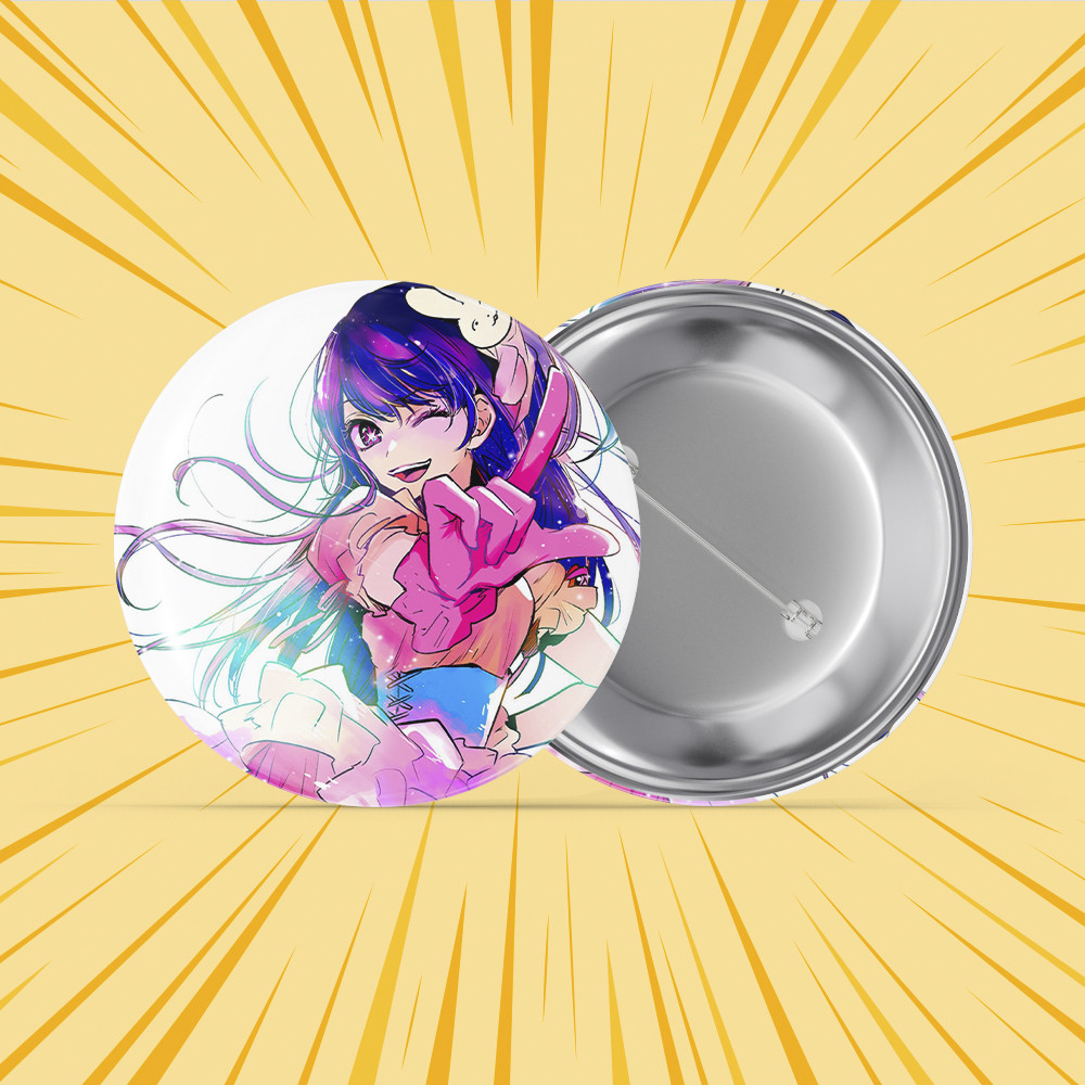 Значок 44 мм Аніме Oshi no Ko