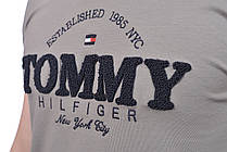 Футболка чоловіча Tommy Hilfiger 25-25Y-6002 сіра, фото 6