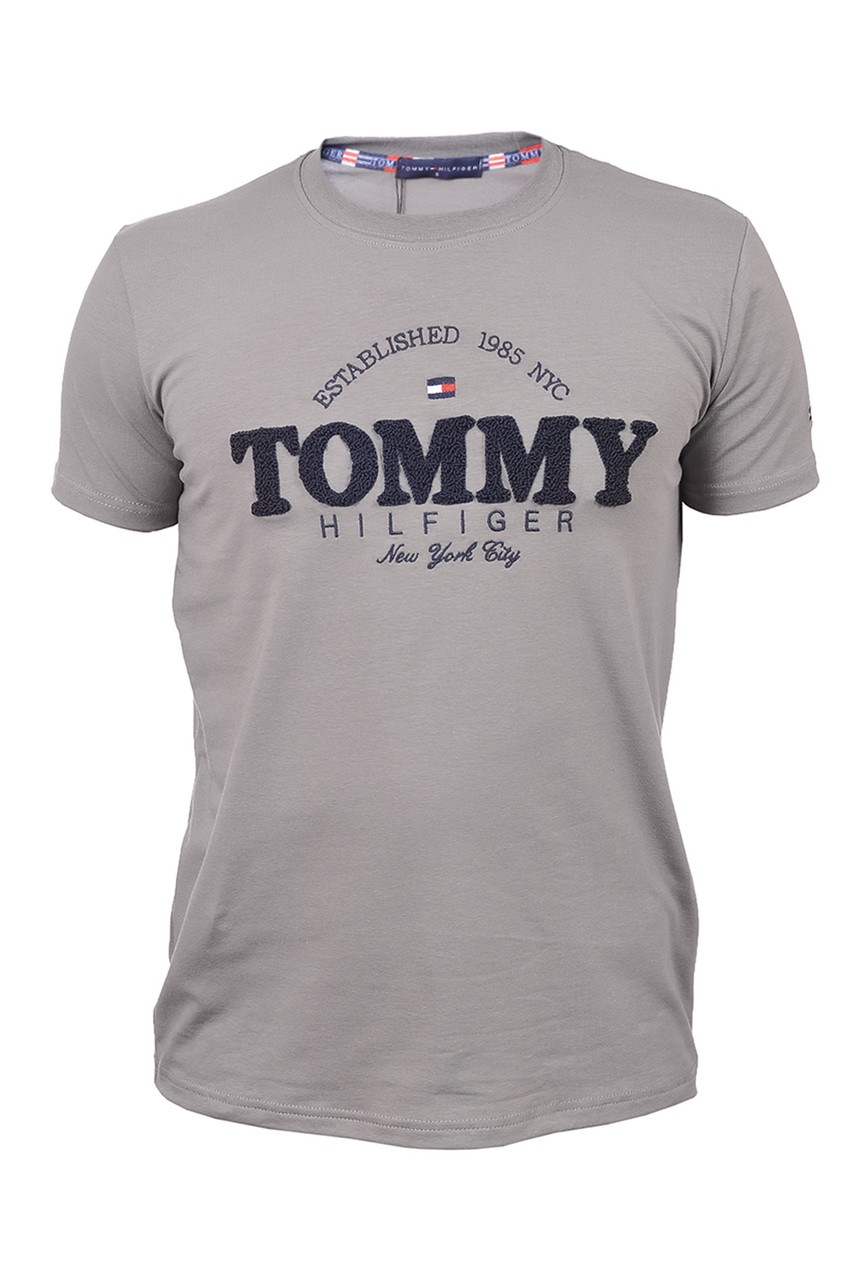 Футболка чоловіча Tommy Hilfiger 25-25Y-6002 сіра