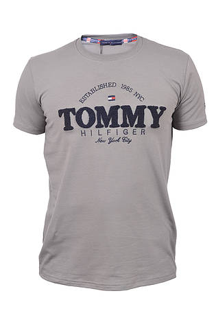 Футболка чоловіча Tommy Hilfiger 25-25Y-6002 сіра, фото 1
