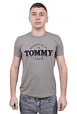 Футболка чоловіча Tommy Hilfiger 25-25Y-6002 сіра, фото 3