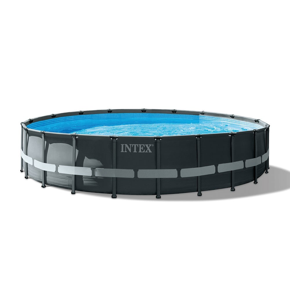 Каркасний басейн Intex 26334, 610 х 122 см (насос 7900 л/год, драбина, тент, підстилка)
