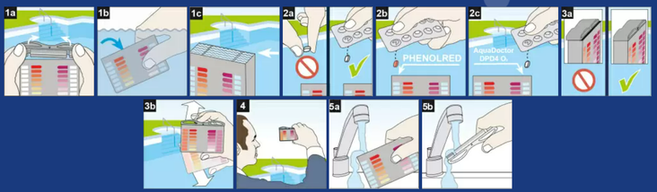 Тестер таблетковий AquaDoctor Test Box O2/pH, фото 4