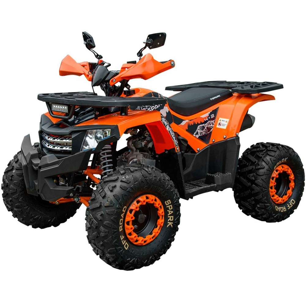 Квадроцикл дитячий Spark SP125-8, 120 см³ бензиновий автомат, 45 км/год 4х2, для бездоріжжя з USB, Помаранчевий