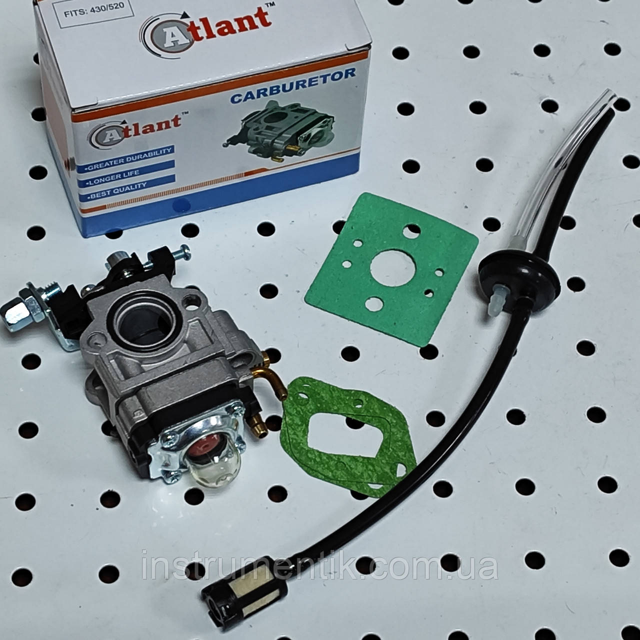 Карбюратор для китайських мотокос NTCG 430 Комплект ATLANT +