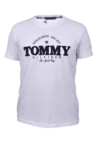 Футболка чоловіча Tommy Hilfiger 25-25Y-6002 біла, фото 1