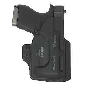 Кобура пістолетна Tenicor SAGAX LUX2 AIWB Holster for Glock 17/47, Multi-Light, Right Hand Shooter, Black