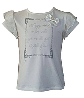 Футболка для дівчинки Ceremony by Wojcik 241299 молочний 110-122