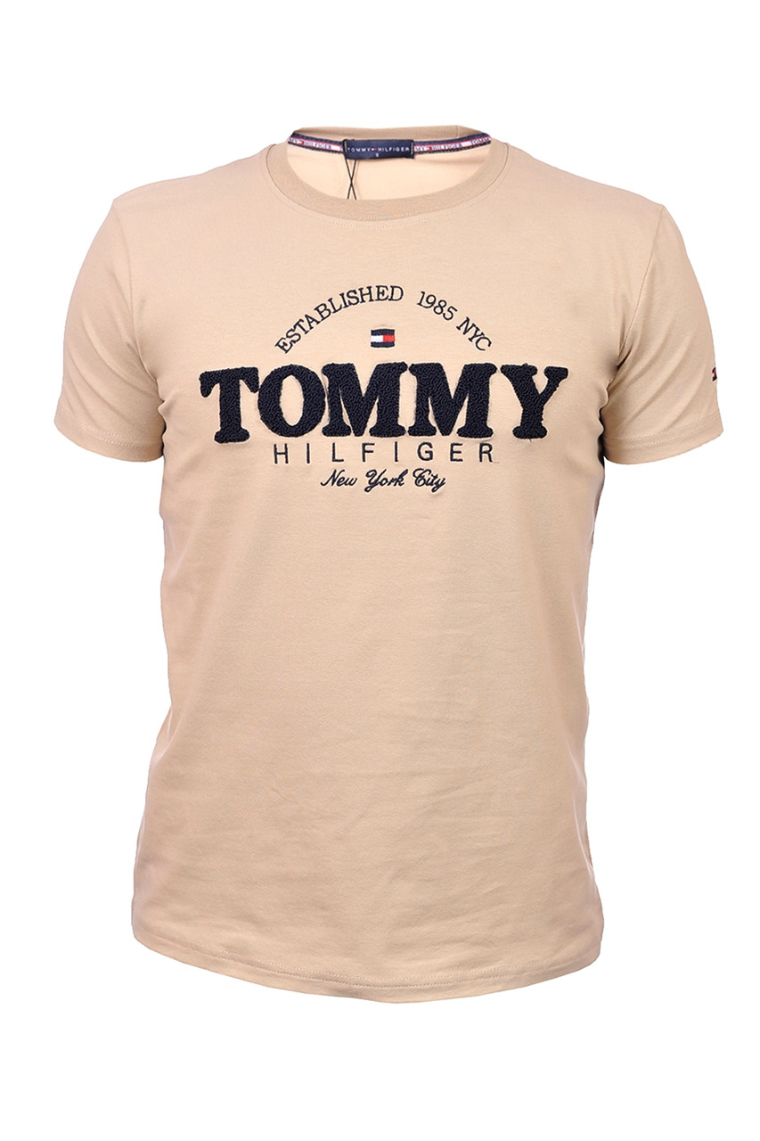 Футболка чоловіча Tommy Hilfiger 25-25Y-6002 бежева S