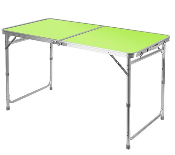 Стіл туристичний складаний для пікніка для риболовлі Зелений (без стільців), фото 1