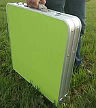 Стіл туристичний складаний для пікніка для риболовлі Зелений (без стільців), фото 3