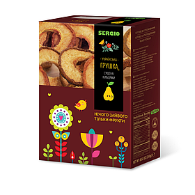 Сушена груша кільцями Sergio 250г