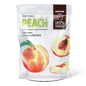 Сушений персик скибочками Sergio 110г