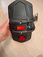 Бризковик для мотоцикла на заднє колесо матовий із відбивачами