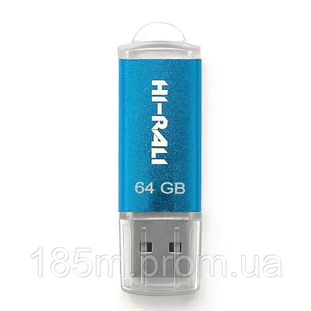 Флешка Hi-Rali 64GB Rocket blue, фото 1