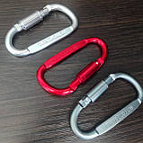 Карабін універсальний 80мм алюмінієвий, фото 4