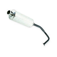 Глушник GY6-50 раборний з коліном (+ прокладки)