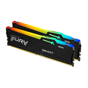 Оперативна пам'ять Kingston Fury 16GB (2x8GB) DDR5 6000MHz Beast RGB Black (KF560C36BBEAK2-16)