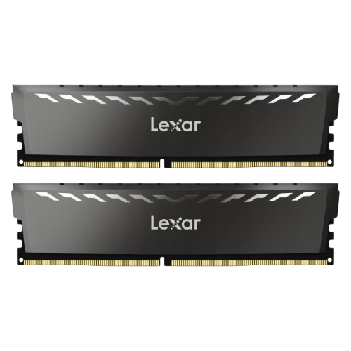 Оперативна пам'ять Lexar 16GB (2x8GB) DDR4 3200MHz Thor Dark Gray (LD4BU008G-R3200GDXG)