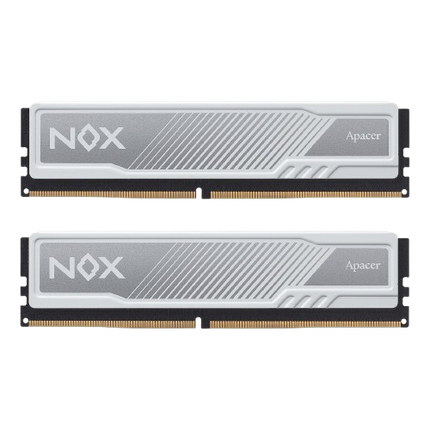 Оперативна пам'ять Apacer 16GB (2x8GB) DDR4 3600MHz NOX White (AH4U16G36C25YMWAA-2), фото 1