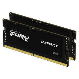 Оперативна пам'ять Kingston Fury 32GB (2x16GB) DDR5 5600MHz Impact SO-DIMM (KF556S40IBK2-32)