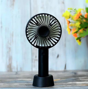 Ручний портативний вентилятор Portable Mini Fan X9 на акумуляторі з ручкою міні вентилятор USB, фото 3