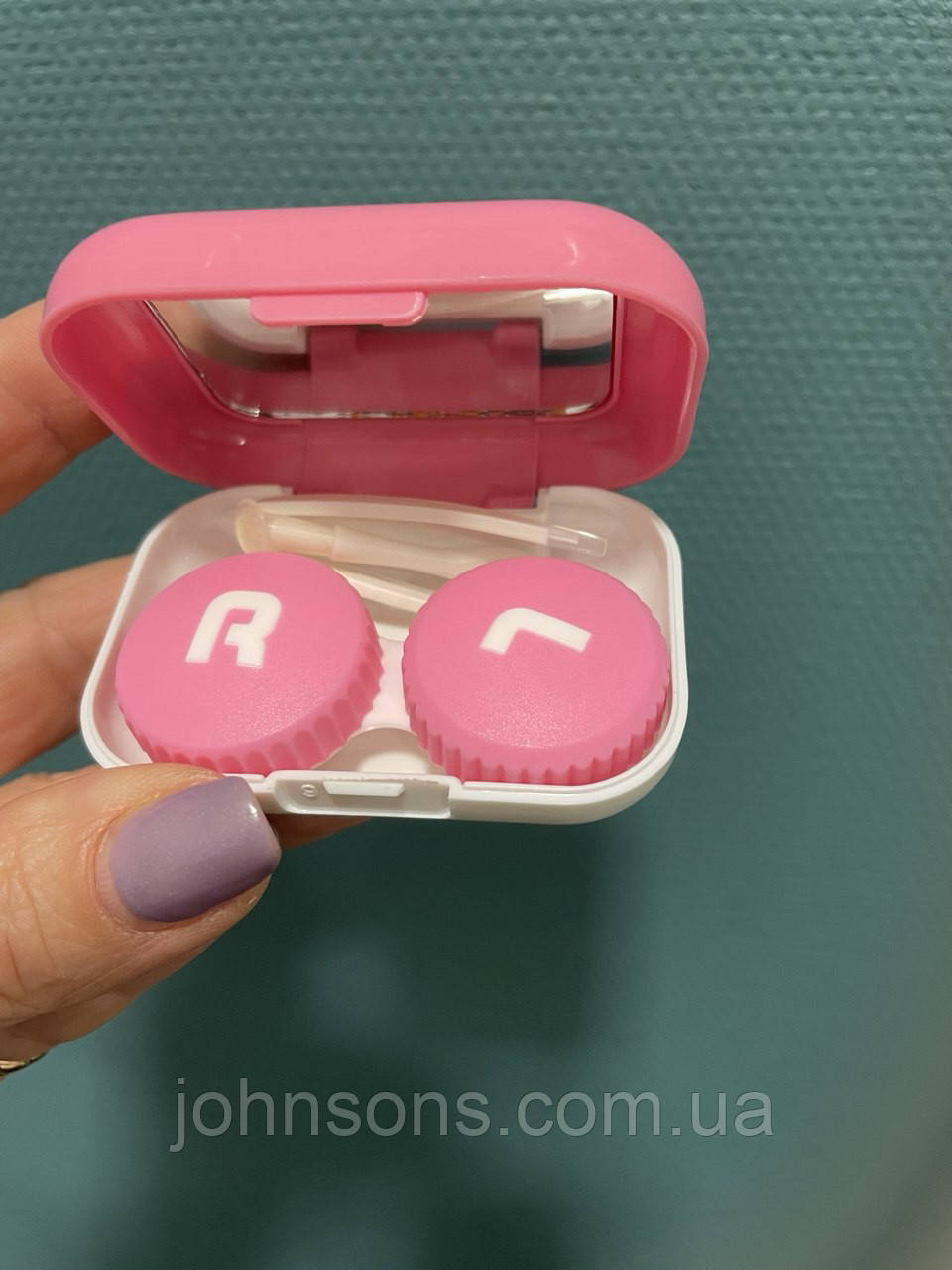 Дорожній набір для контактних лінз | Футляр для лінз | Кейс для зберігання контактних лінз, фото 1