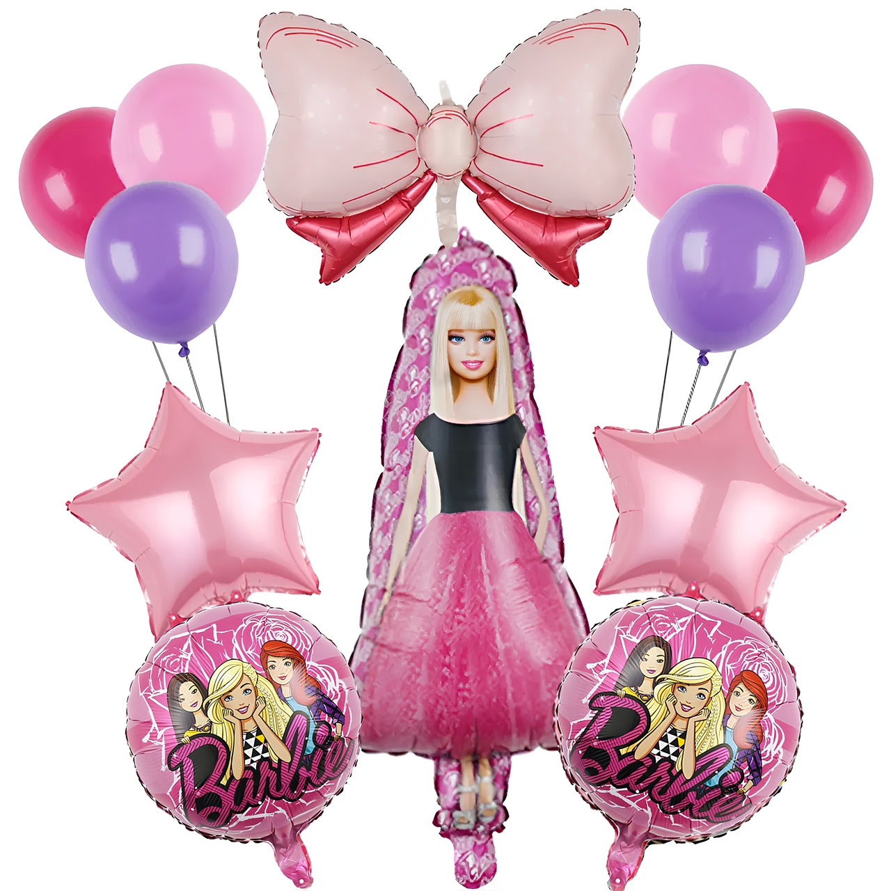 Набір із кульок | Барбі з бантом